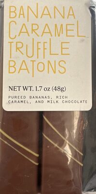 Banana Caramel Truffle Batons