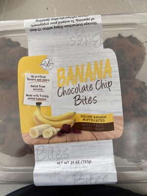 Banana Chocolate Chip Bites