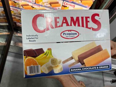 Banana, Chocolate & Orange Premium Ice Cream