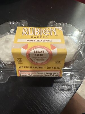 Banana Cream Cupcake