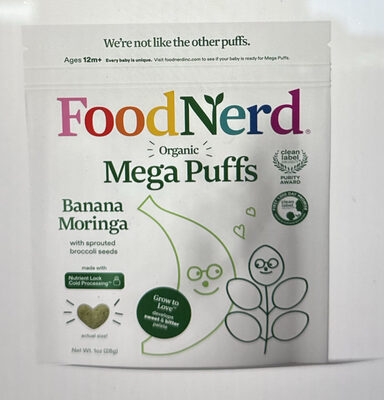 Banana Moringa Mega Puffs