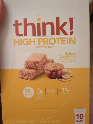 Banana Oat Muffin Protein Bar