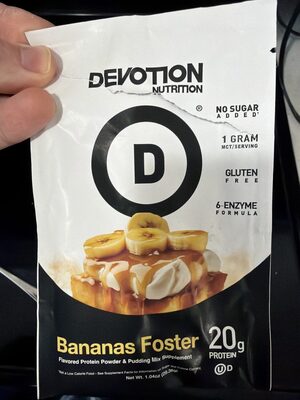Bananas Foster Protein Powder