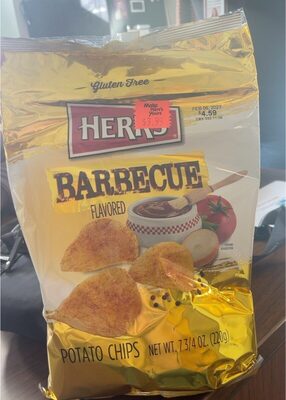 Barbecue flavored potato chips
