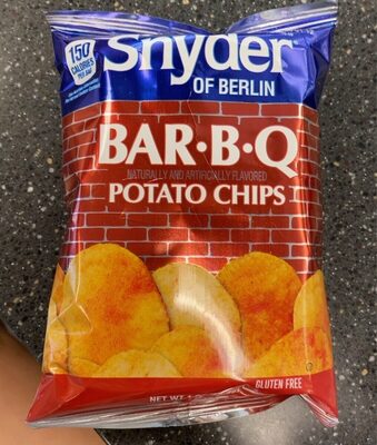Barbecue potato chips