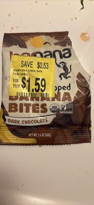 Barnana Dark Chocolate Banana Bites