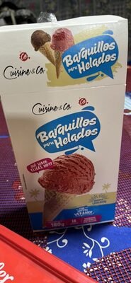 Barquillos para Helados