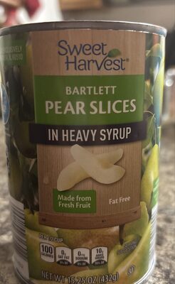 Bartlett Pear Slices