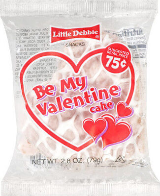 Be My Valentine Snack Cake