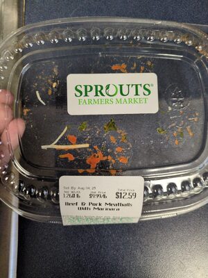 Beef And Pork Meatballs With Marinara