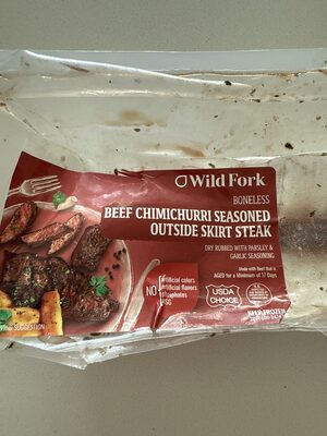 Beef Chimichurri Seasoned Outside Skirt Steak