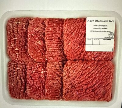 Beef Cubes Steak Try Family Pack