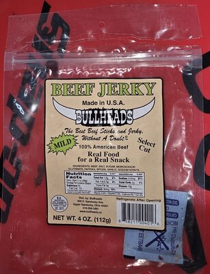 Beef Jerky BULLHEADS mild