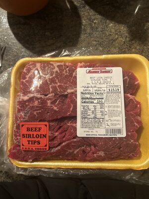Beef Loin Sirloin Tips