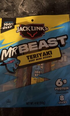 Beef mini sticks teriyaki