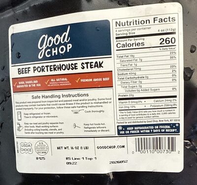 Beef Porterhouse Steak