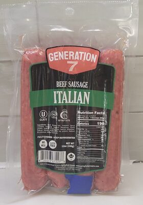 Beef Sausage Italian