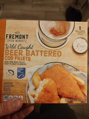 Beer Battered Cod Fillets