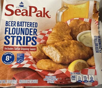 Beer Battered Flounder Strips