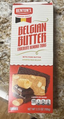 Belgian Butter Chocolate Almond Thins