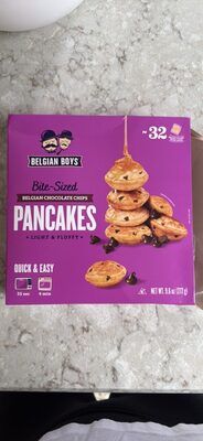 Belgian Chocolate Chips Bite-Sized Pancakes