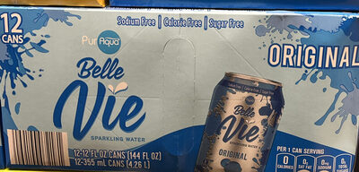 Belle Vie Sparkling Water Original
