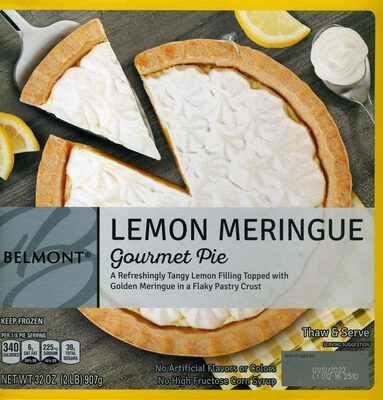 Belmont Lemon Meringue Gourmet Pie