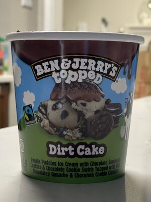 Ben & Jerry's Topped Dirt Cake