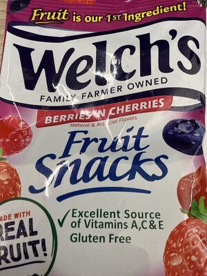 Berries N’ Cherries Fruit Snacks