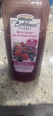 Berry Boost 100% Fruit Juice Smoothie