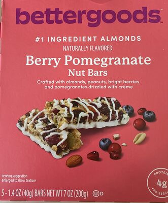 Berry Pomegranate Nut Bars