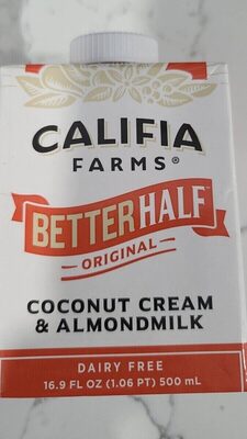 Better Half Original Coconut Cream & Almondmilk