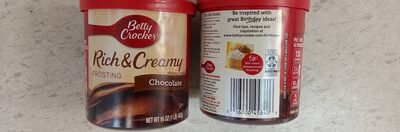 Betty Crocker Rich & Creamy Chocolate Frosting imp