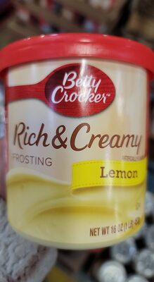 Betty Crocker Rich & Creamy Lemon Frosting
