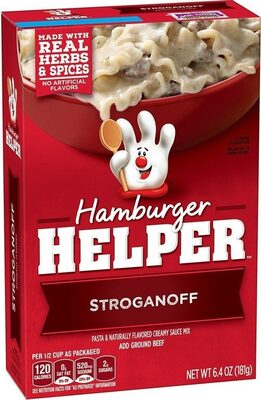 Betty crocker stroganoff box