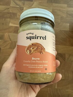 Beurre Crunchy Date Peanut Butter
