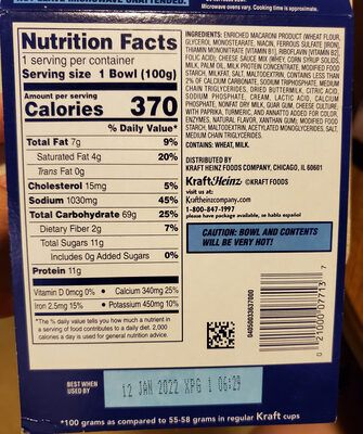 Big Bowl Macaroni & Cheese Dinner