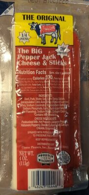 Big Pepper Jack & Cheese Sticks