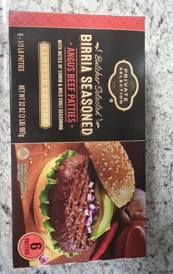 Birria Seasoned Angus Beef Burger Patties