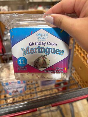 Birthday Cake Meringues