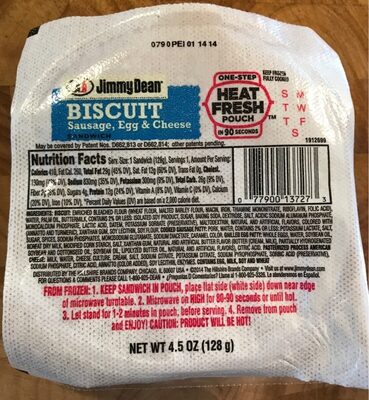 Biscuit, Sausage, Egg, & Cheese Sandwich