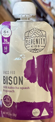 Bison with kabocha squash & spinach