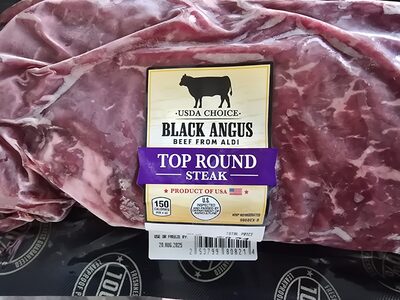 Black Angus Beef Top Round Steak