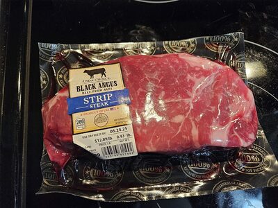 Black Angus Strip Steak ALDI
