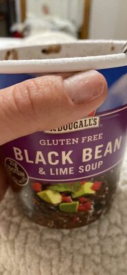 BLACK BEAN & LIME SOUP