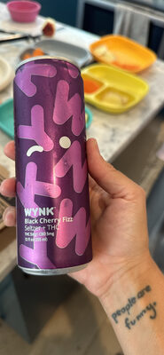 Black Cherry Fizz Seltzer + THC