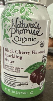 Black Cherry Flavored Sparkling Water