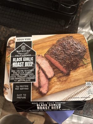 Black Garlic Roast Beef
