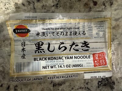 Black Konjac Yam Noodle