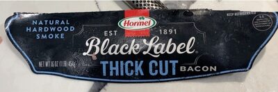 Black label thick cut bacon